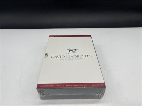 SEALED GOLF INSTRUCTION SERIES BY DAVID LEADBETTER DVD BOX SET
