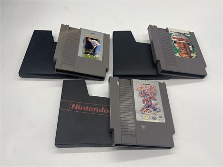 3 NES GAMES