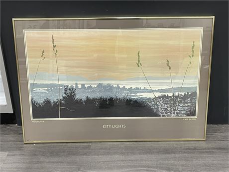 JEANE DUFFY FRAMED VANCOUVER PRINT (36”x24”)