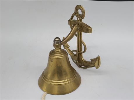 AMOUNT TABLE NAUTICAL BRASS BELL (8"Height)