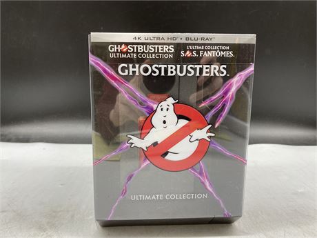 RARE, OUT OF PRINT 4K BLU RAY GHOSTBUSTERS 1, 2 & AFTERLIFE BOX SET