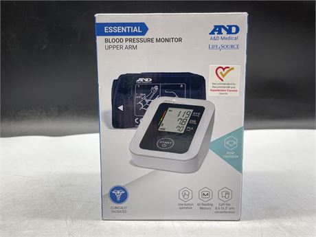 (NEW) AND MEDICAL ESSENTIAL UPPER ARM BLOOD PRESSURE MONITOR