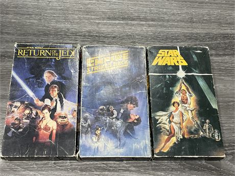 STAR WARS VHS TRILOGY