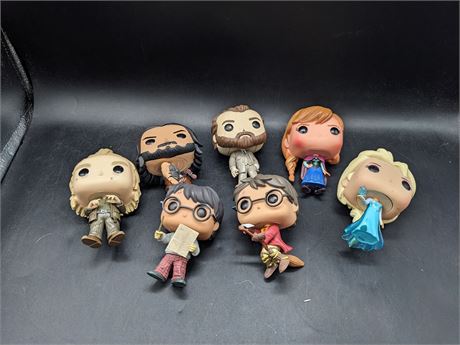 COLLECTION OF FUNKO POP FIGURES - VERY GOOD CONDITION