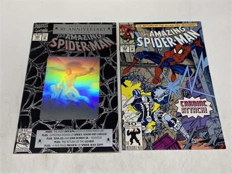 2 AMAZING SPIDER-MAN COMICS #365 & #359