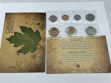 2011 RCM UNCIRCULATED COIN SET