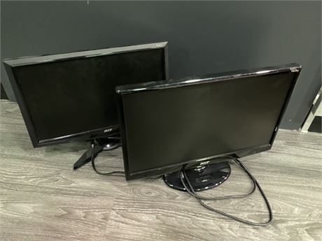 2 ACER MONITORS (Working)
