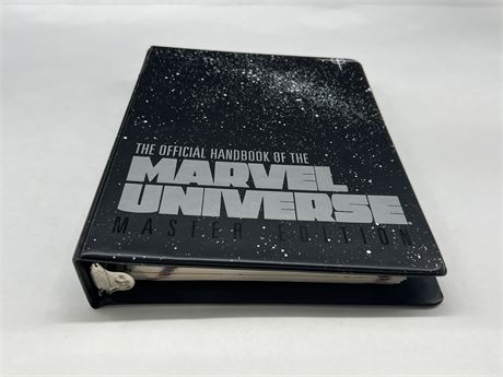 OFFICIAL HANDBOOK OF THE MARVEL UNIVERSE MASTER EDITION VOL 5