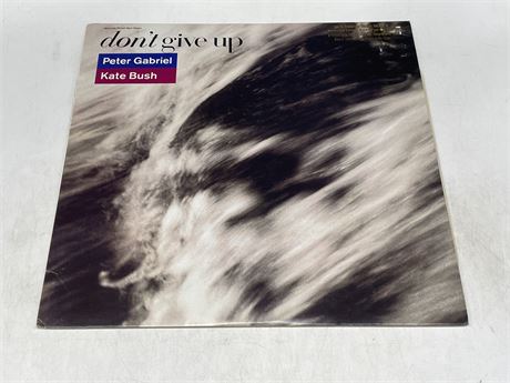 PROMO KATE BUSH AND PETER GABRIEL - DON’T GIVE UP - EXCELLENT (E)