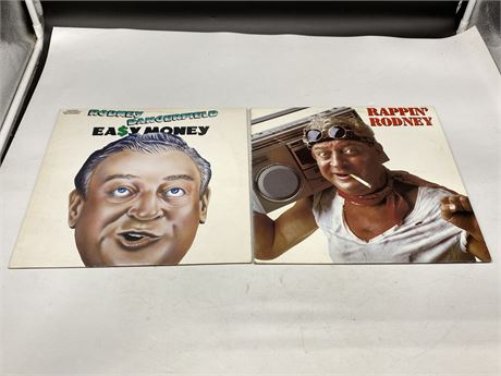 2 RODNEY DAGERFIELD RECORDS - EXCELLENT (E)