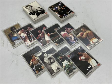 APPROX 80 BOXING LEGENDS CARDS