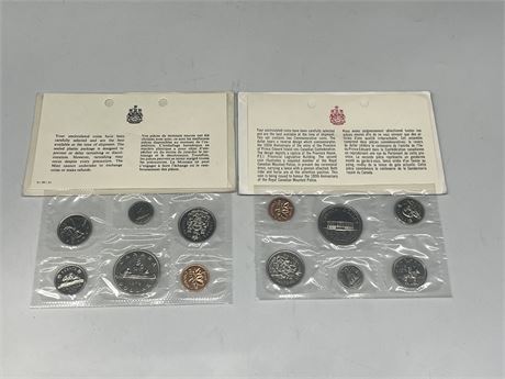 (2) ROYAL CANADIAN MINT 73’ 72’ UNCIRCULATED COIN SETS