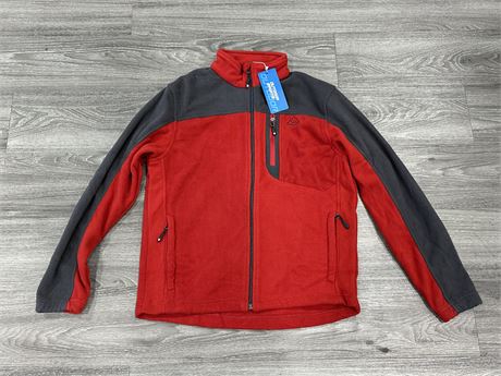 NWT RED OUTDOOR SPORTS FLEECE JACKET - SIZE M