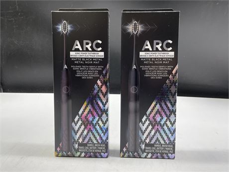 2 SEALED ARC SONIC POWER TOOTHBRUSH