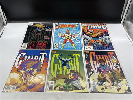GAMBIT #1-4, FIRESTORM #1 & THE THING #1
