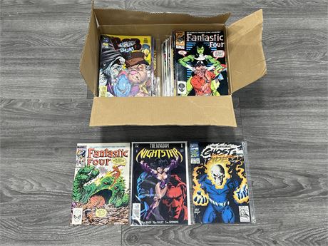 BOX OF ASSORTED COMICS