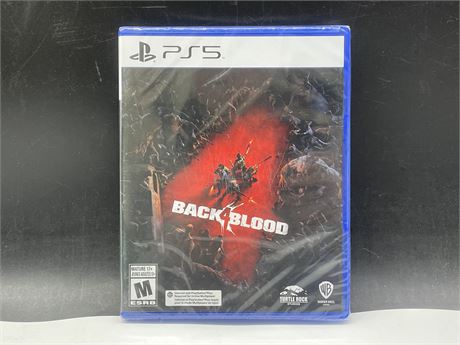 SEALED - BACK 4 BLOOD - PS5