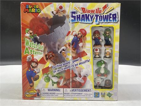 OPEN BOX SUPER MARIO BLOW UP SHAKY TOWER