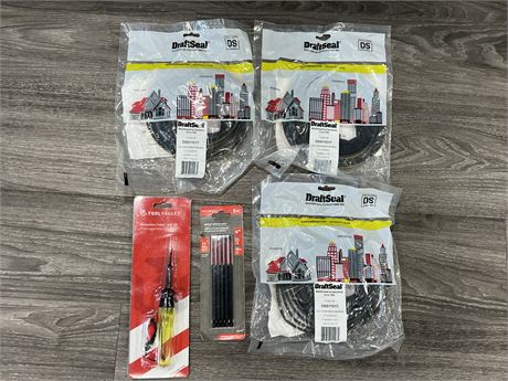 (NEW) WEATHERSEAL, AUTOMOTIVE TESTER & DRIVER BITS