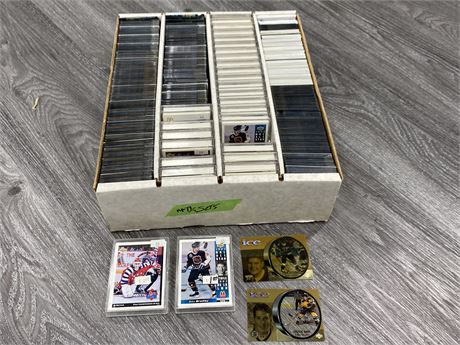 BOX OF MISC NHL MCDONALDS CARDS