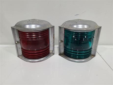 ORIGINAL RED/GREEN PERKO PORT AND STARBOARD LIGHTS
