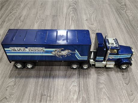 NYLINT SILVER KNIGHT EXPRESS METAL TRACTOR TRUCK (25"Length)