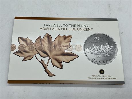 FAREWELL TO THE PENNY SILVER COIN