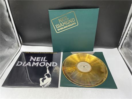 RARE NEIL DIAMOND - 20 GOLDEN GREATS BOX SET INCL: GOLD VINYL & SEALED BLACK