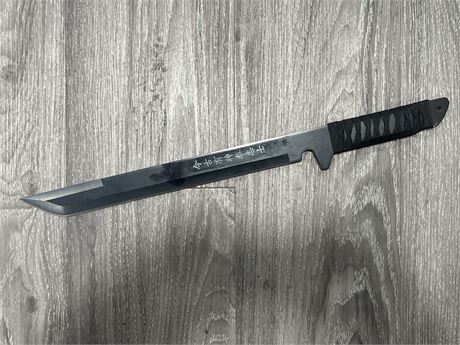 STEEL ASIAN THEME KNIFE / SWORD (18”)