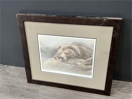 SIGNED / NUMBERED BEAR PRINT (22”x19”)