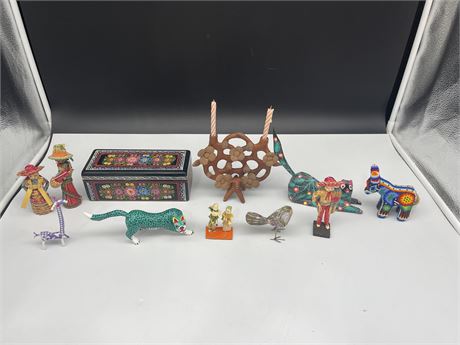 LOT OF MEXICAN ARTS / CRAFTS