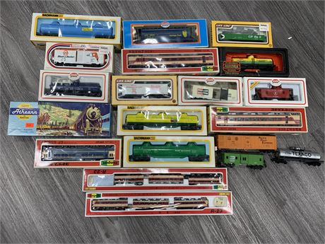 LOT OF TOY TRAINS