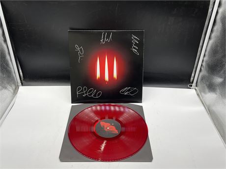 BAND SIGNED MOTHER MOTHER - VINYL - RED LP - MINT (M)
