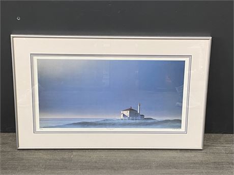 SIGNED & NUMBERED LIGHTHOUSE PRINT (30”X18.5”)