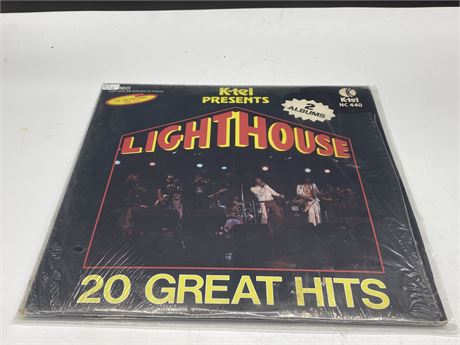 K-TEL - LIGHTHOUSE 20 GREAT HITS 2 LP - EXCELLENT (E)