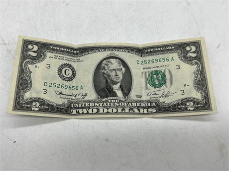 1976 USA $2 BILL