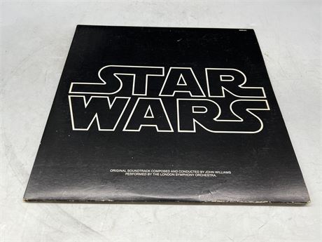 STAR WARS 1977 DOUBLE LP SOUNDTRACK- EXCELLENT COND.