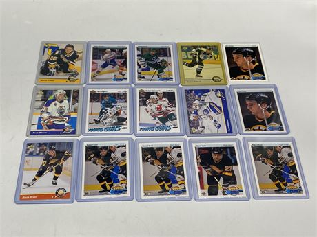 (15) 1990s YOUNG GUNS CARDS