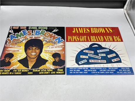 2 JAMES BROWN RECORDS - (VG+)