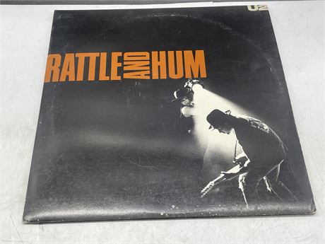 U2 - RATTLE AND HUM 2 LP’S - VG (SLIGHTLY SCRATCHED)