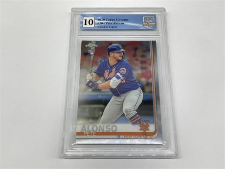 GCG 10 2019 ROOKIE PETE ALONSO CHROME TOPPS MLB CARD