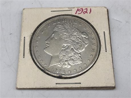1921 E PLURIBUS UNUM 1 SILVER DOLLAR COIN