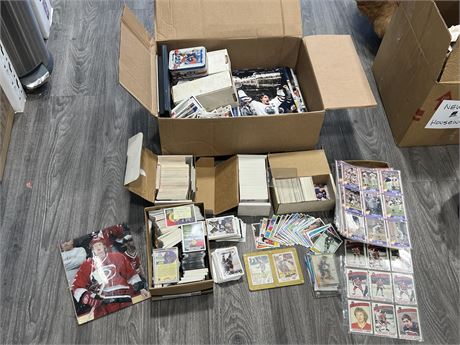 SPORT CARD COLLECTION - LARGE MAJORITY NHL, INCLUDES SOME PICTURES