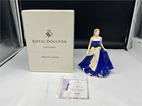 ROYAL DOULTON OLIVIA FIGURE W/BOX (9”)