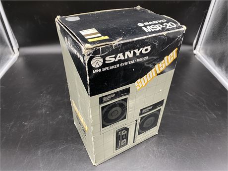 SANYO MINI SPEAKER SYSTEM IN BOX