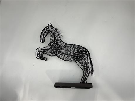 HAND CRAFTED HORSE ORNAMENT 12”tall