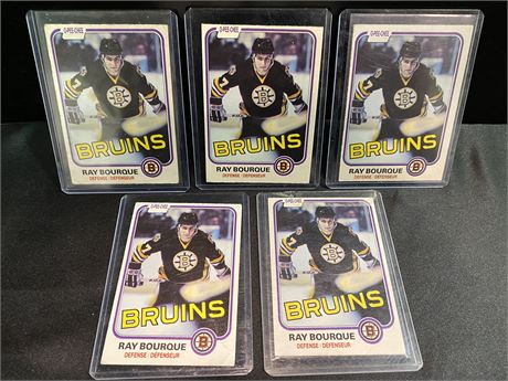 5 - 81’ RAY BOURQUE CARDS
