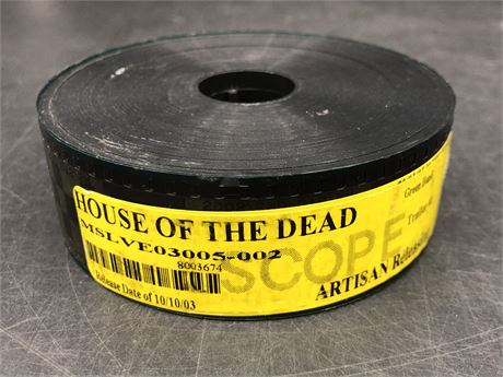 35MM FILM TRAILER HOUSE OF THE DEAD