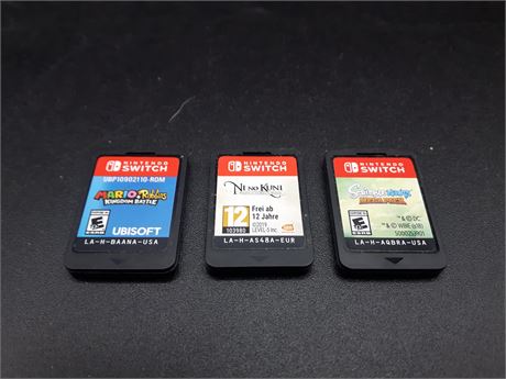 COLLECTION OF NINTENDO SWITCH GAMES (CARTRIDGE ONLY) VERY GOOD CONDITION