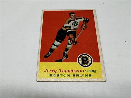 1957/58 JERRY TOPPAZZINI TOPPS CARD